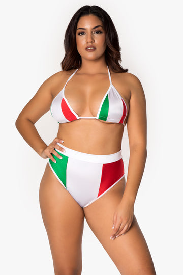 Pantalones de cintura alta del Cinco de Mayo